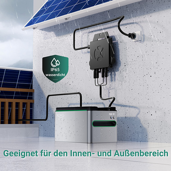 Abbildung des Stromspeichers XORO SOLAR SPS 1024 Wh