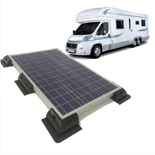 Montagesysteme für Solarmodule auf Caravans zur mobilen Energieversorgung