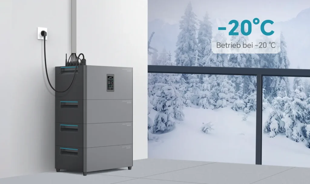 Marstek Jupiter C Plus funktioniert bis Minus 20 Grad