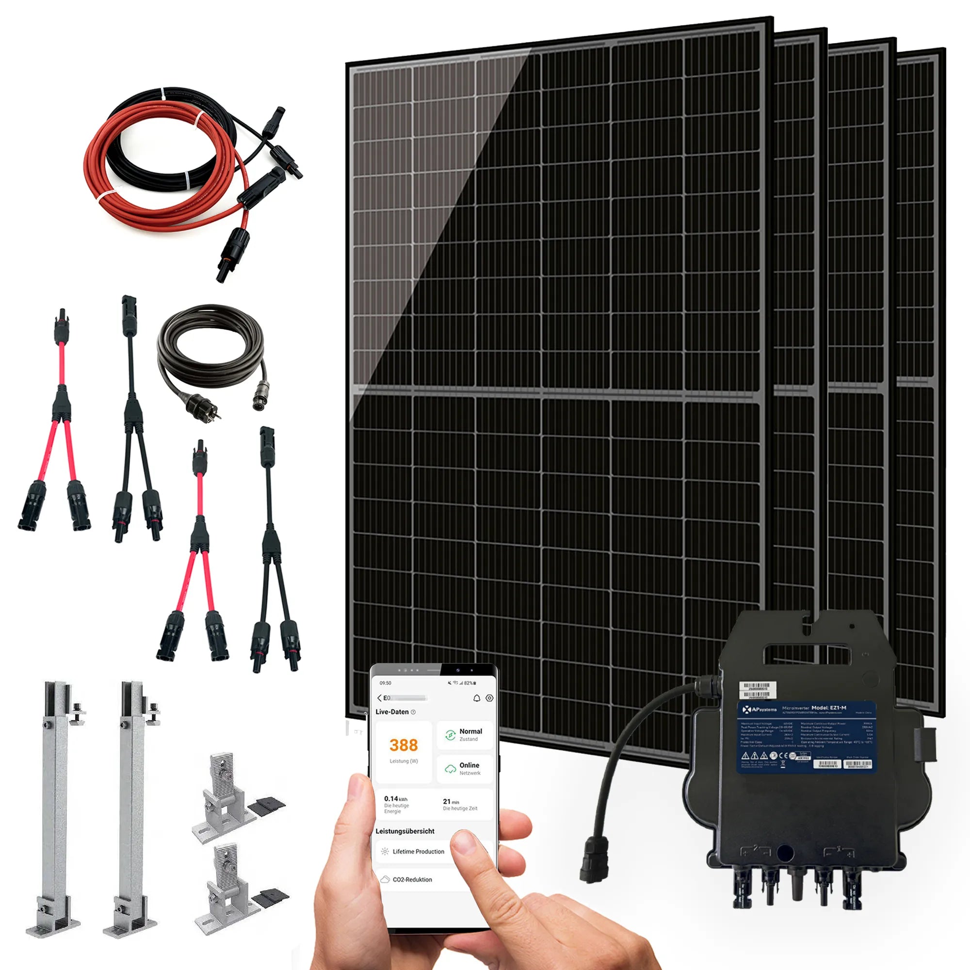 1720W Komplettset mit PVH 60 Halter