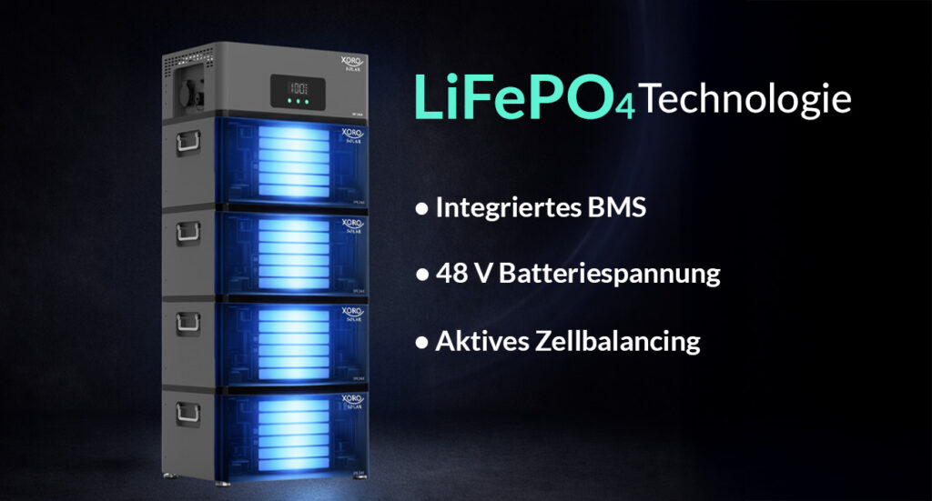 LiFePO₄-Technologie mit integriertem BMS