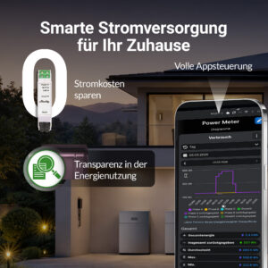 Shelly Pro 3EM zur Überwachung des Stromverbrauchs und Optimierung der Energieversorgung im Haushalt